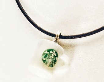 Coffee / cup / charm / necklace / pendant / jewelry / jewellery / kids / gift / girls