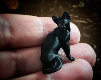 DIY / paint yourself / Miniature / cat / kitten / Halloween / animals / dollhouse / miniatures / scale / art / handmade