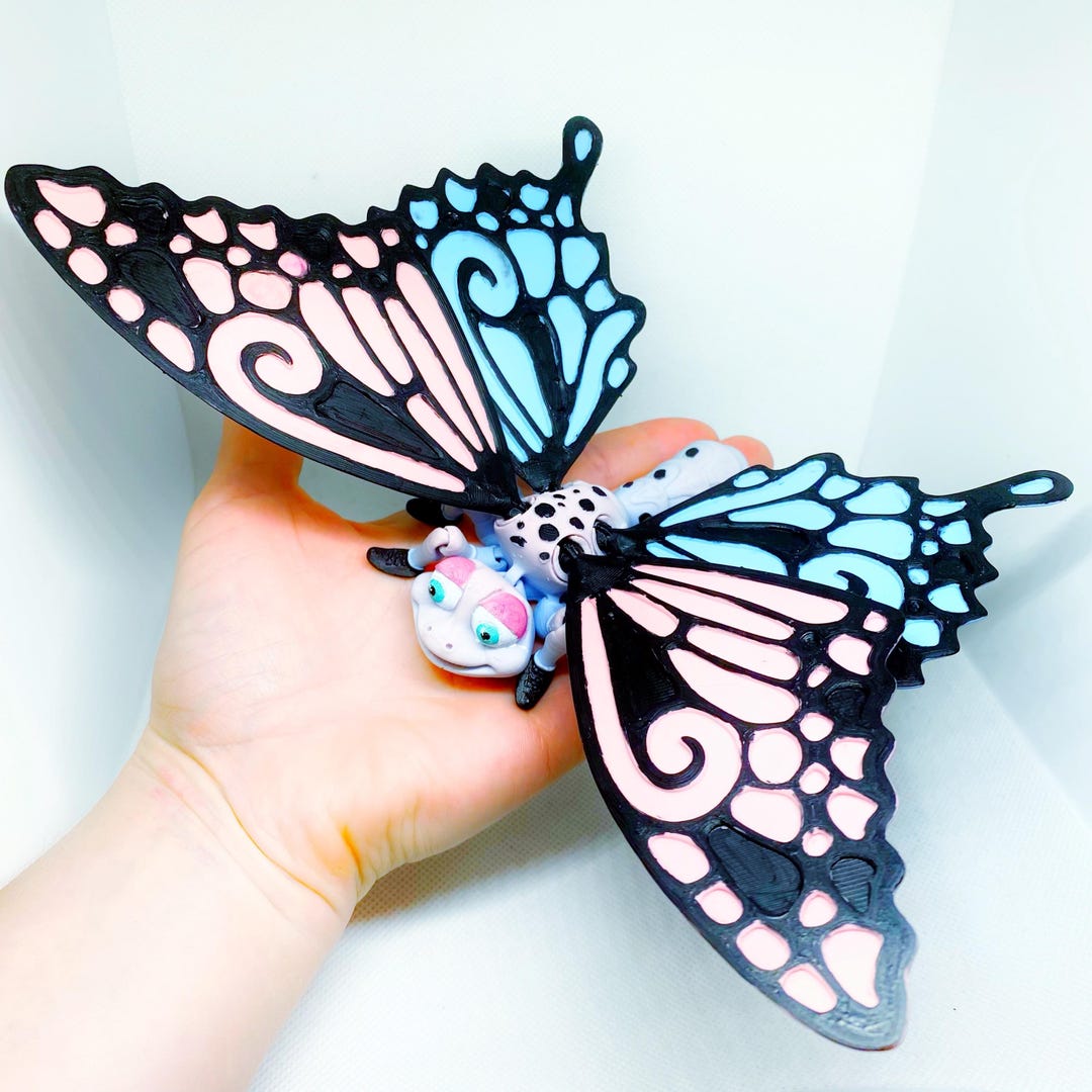 3D Printed / Articulated / Butterfly / Animal / Insect / Bug / Fidget ...