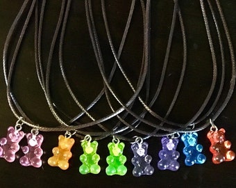 Gummy bear / necklace / necklaces / jewelry / jewellery / gift ideas / kids / children’s / kawaii / charms / charm