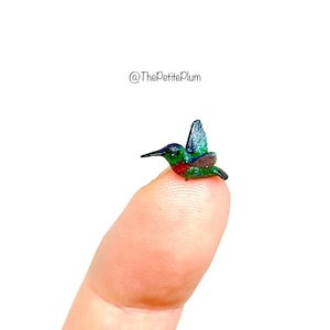 Miniature / hummingbird / bird / birds / animal  / nature / mini / dollhouse/ animals / handmade / miniatures