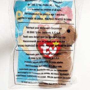 Rare / teenie / Beanie / Babies / McDonald’s / Tusk / Walrus / Rare / Tag / Errors  / collectibles / collectors / TY / plush / vintage