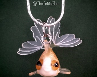 Goldfish/ fish / koi / charm / necklace / pendant / jewelry / jewellery / gift