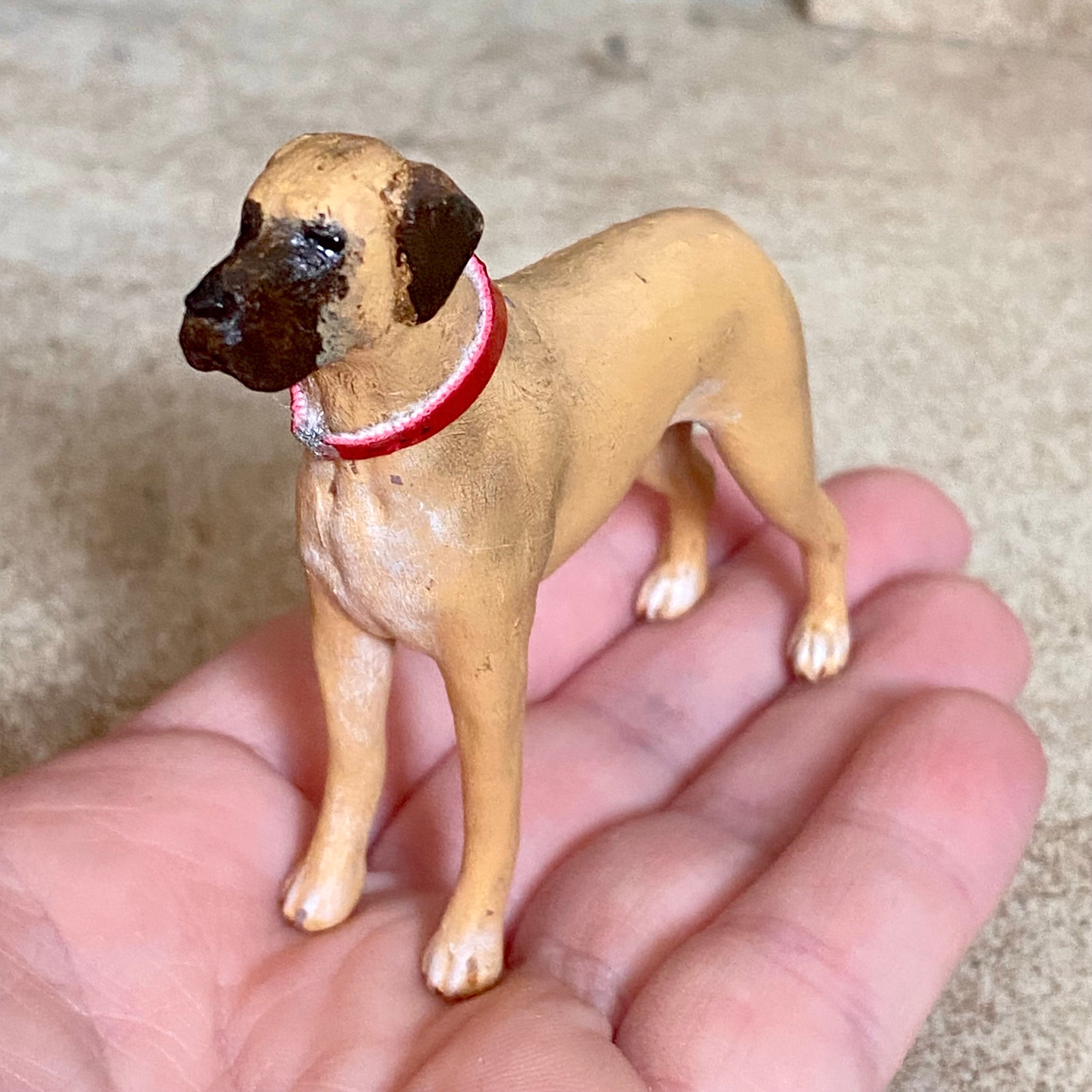 Miniature Great Dane Dog Puppy Pet Animals Dollhouse