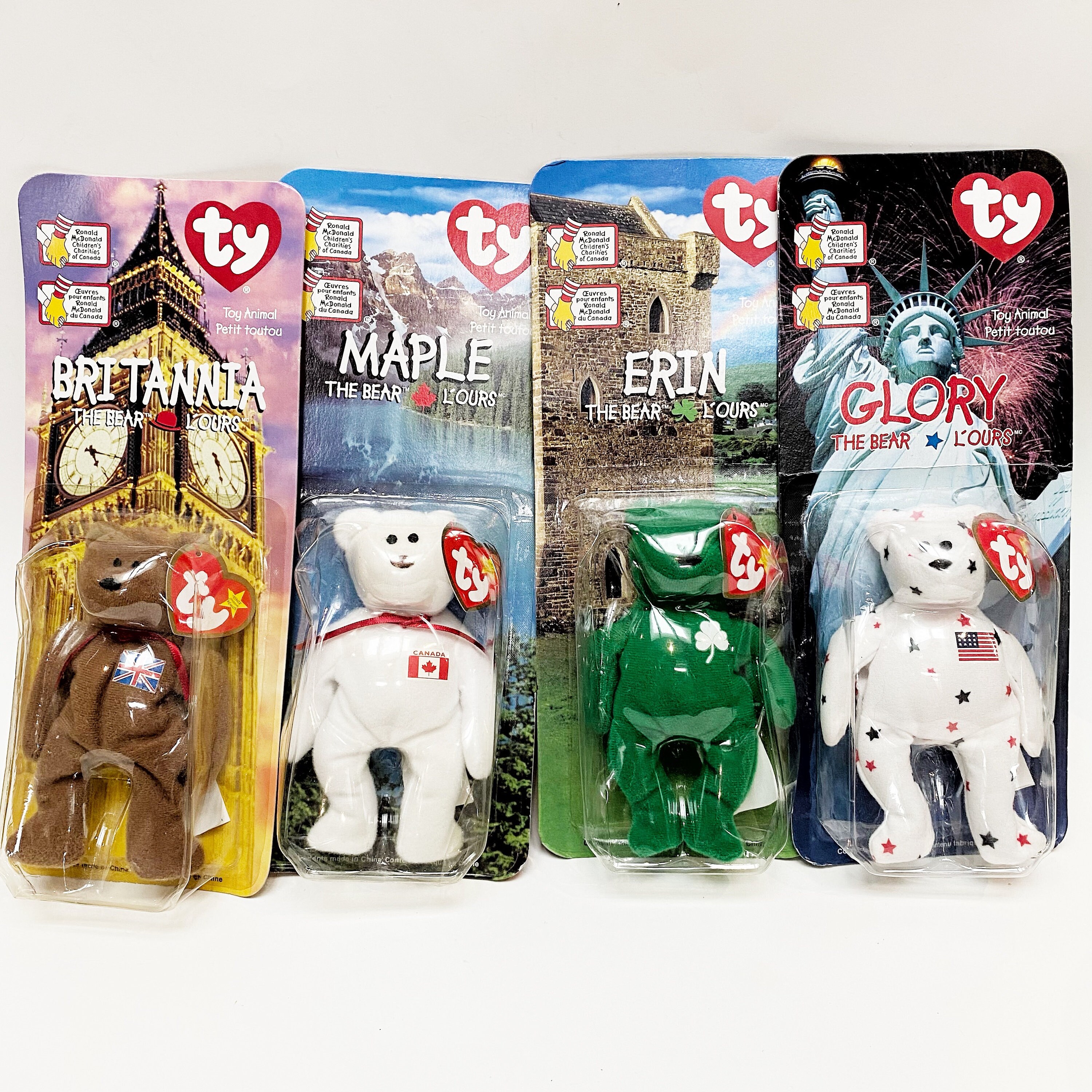 Extremely RARE / Set of 4 / Beanie / Babies / Mcdonald's Extremely RARE / Set of 4 / Beanie / Babies / Mcdonald's