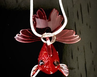 Goldfish/ fish / koi / charm / necklace / pendant / jewelry / jewellery / gift