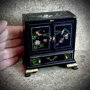 Miniature / vintage / wardrobe / dresser / cabinet / cupboard / decor / shelf / dollhouse / doll / mini / handmade / miniatures / furniture