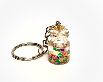 Miniature / candy / sweets / key / ring / keychain / jewelry / pendant / accessories / jewellery