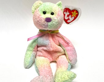 Ty Beanie Baby Groovy Bear Etsy