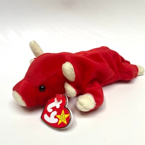 RETIRED / ERRORS / original / Beanie / Babies / Snort / Rare / Tag / Errors  / collectibles / collectors / TY / plush / vintage