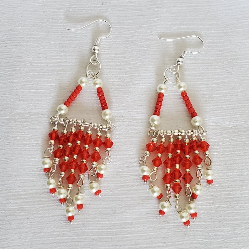 Gift for any occasion Earrings For Fall Sparkling orange