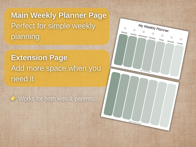 EDITABLE Weekly Planner for Busy Mom | Moms ADHD Planner | for Kids ...