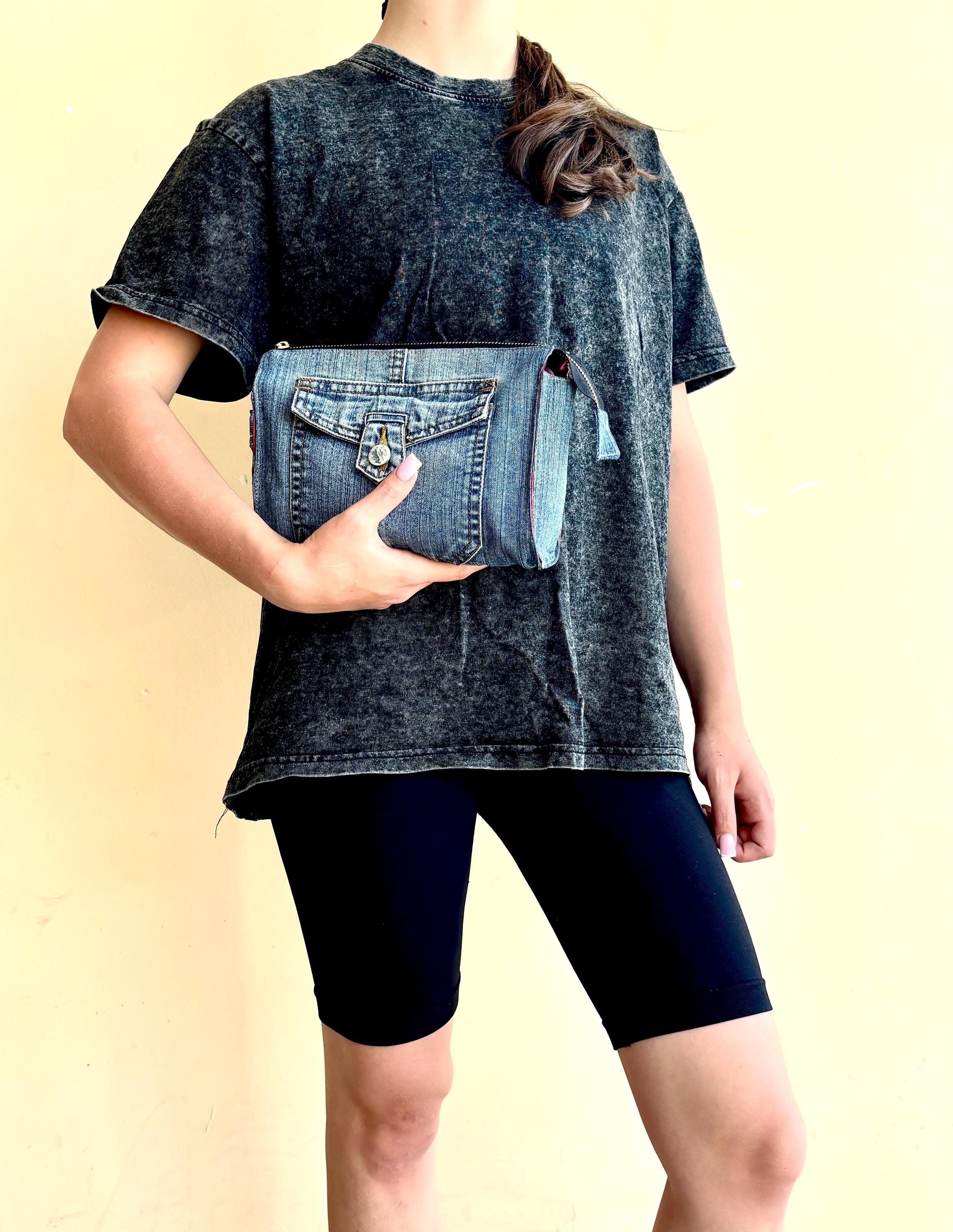 Denim Clutch - Etsy