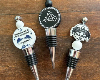 ACOTAR Inspired Wine Stoppers