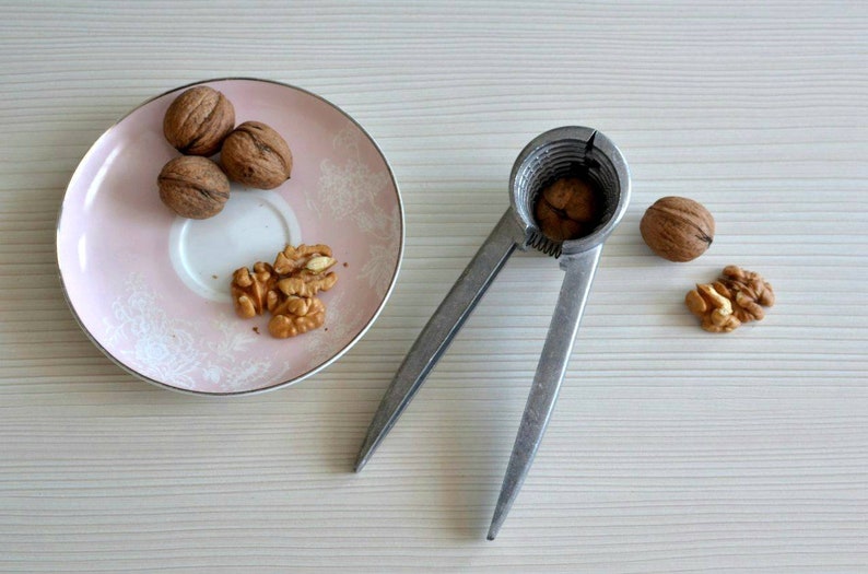 Nut Cracking Tool. Vintage Walnut Cracker. Kitchen Tool. Etsy