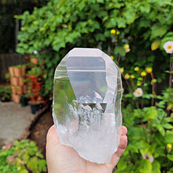 Insane Water Clarity XL Lemurian Crystal Diamantina Region Brazil  # C-936