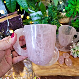 Rose Quartz Crystal Teacup Set C-509rq1 image 3