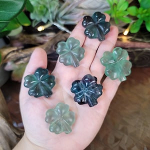 Fluorite Lucky Four-Leaf Clover  # C-1050