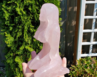 High Quality Rose Quartz Crystal Nymph - #C-491RQ