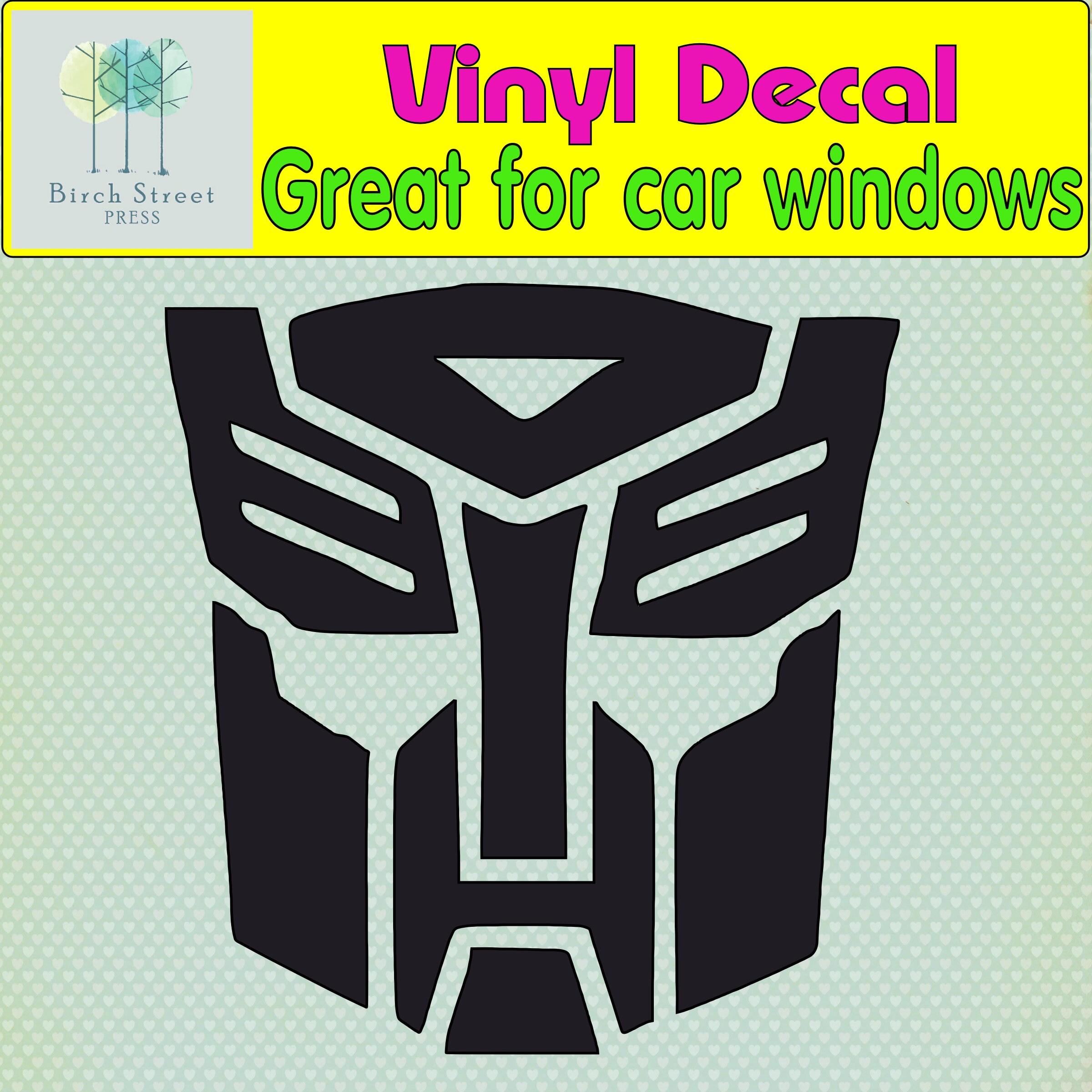 Transformer Vinyl Car Decal Etsy Singapore
