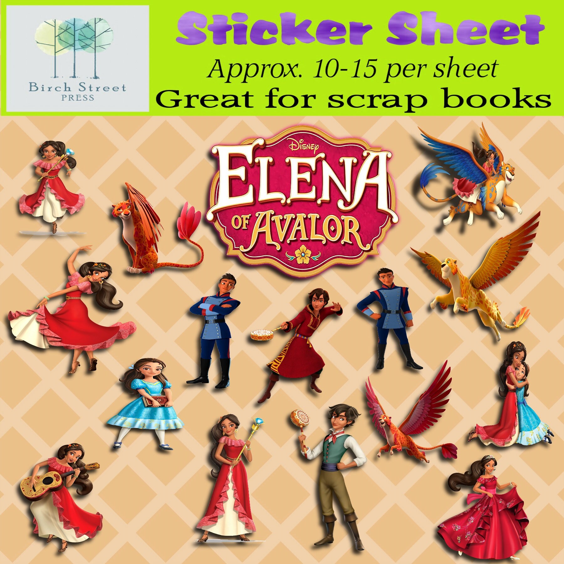 Elena of Avalor sticker sheets | Etsy
