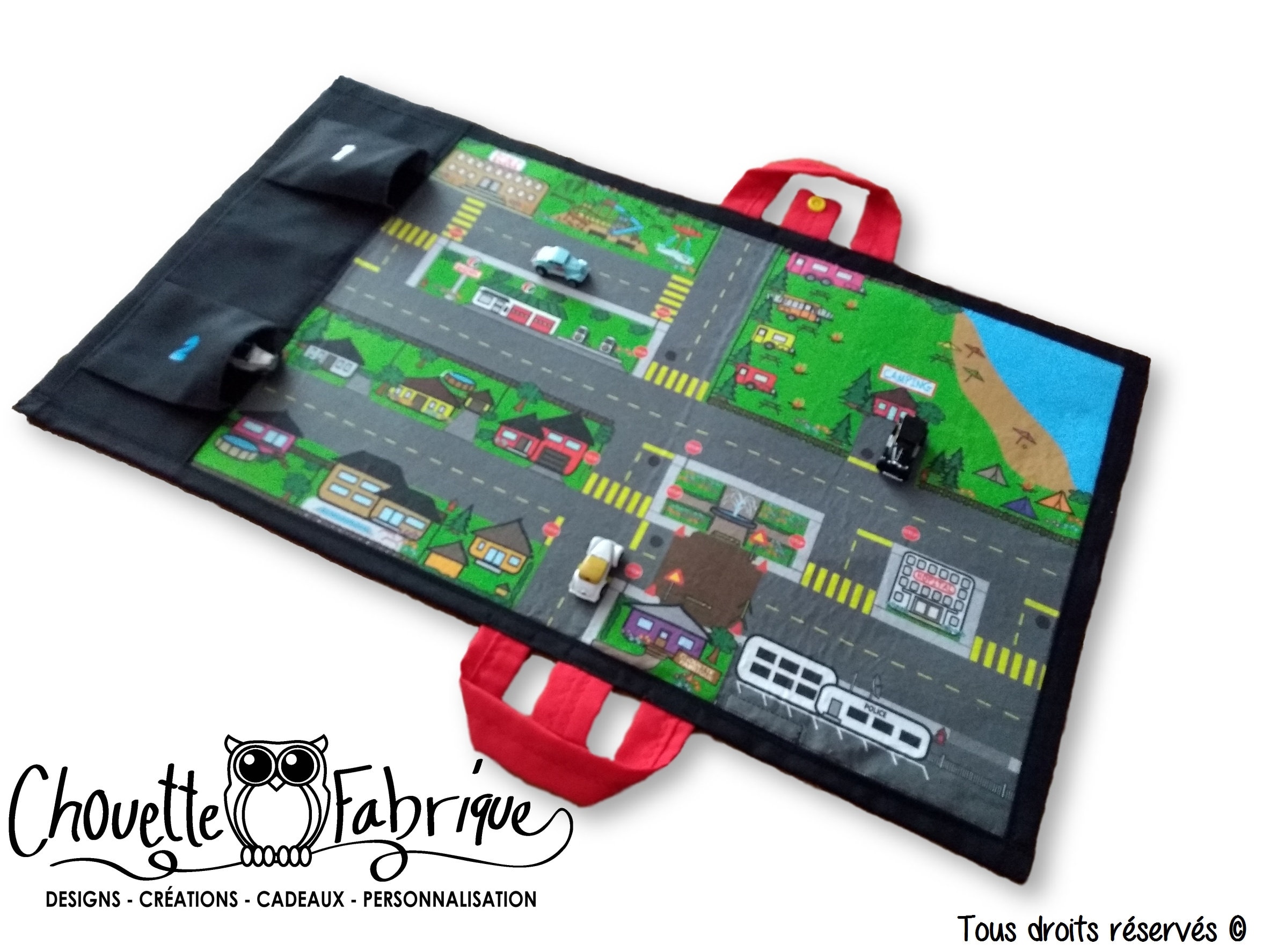 Carpet car cars portable play mat indoor play travel Etsy