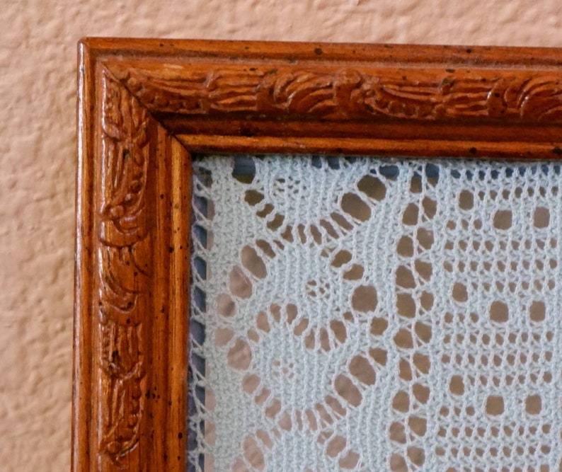 Weathered Oak Engraved Wood Earring Holder