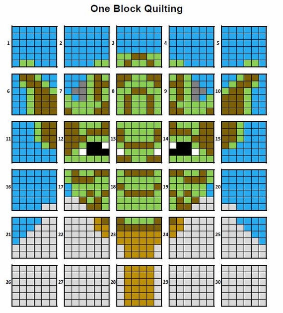 Baby Yoda Minecraft style origami papercraft -  Portugal