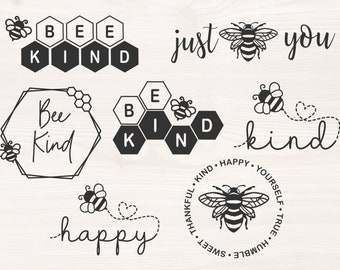 Free Free 113 Just Bee Kind Svg SVG PNG EPS DXF File