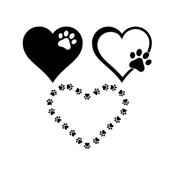 Free Free Dog Paw Heart Svg 395 SVG PNG EPS DXF File