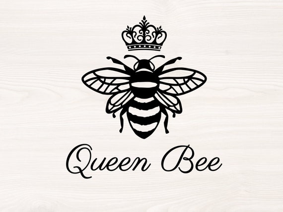 Queen Bee SVG PNG Files for Cutting Machines, Digital Clipart, Crown,  Bumble Bee -  Canada
