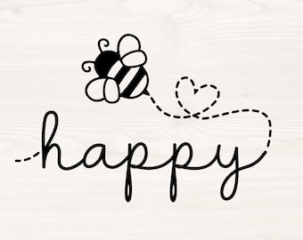 BE HAPPY TEMPORARY TATTOO