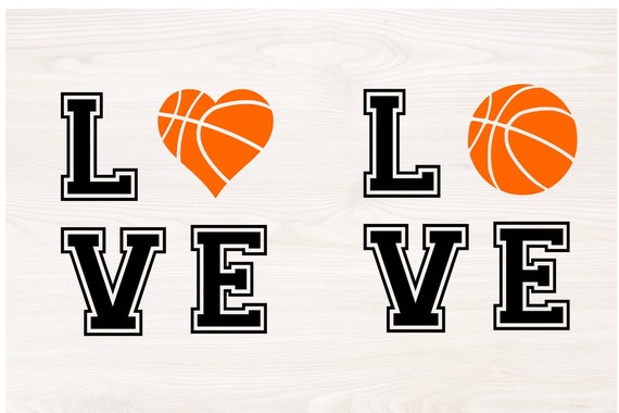 Download Love Basketball Athletic Font Svg Png Files For Cutting Etsy
