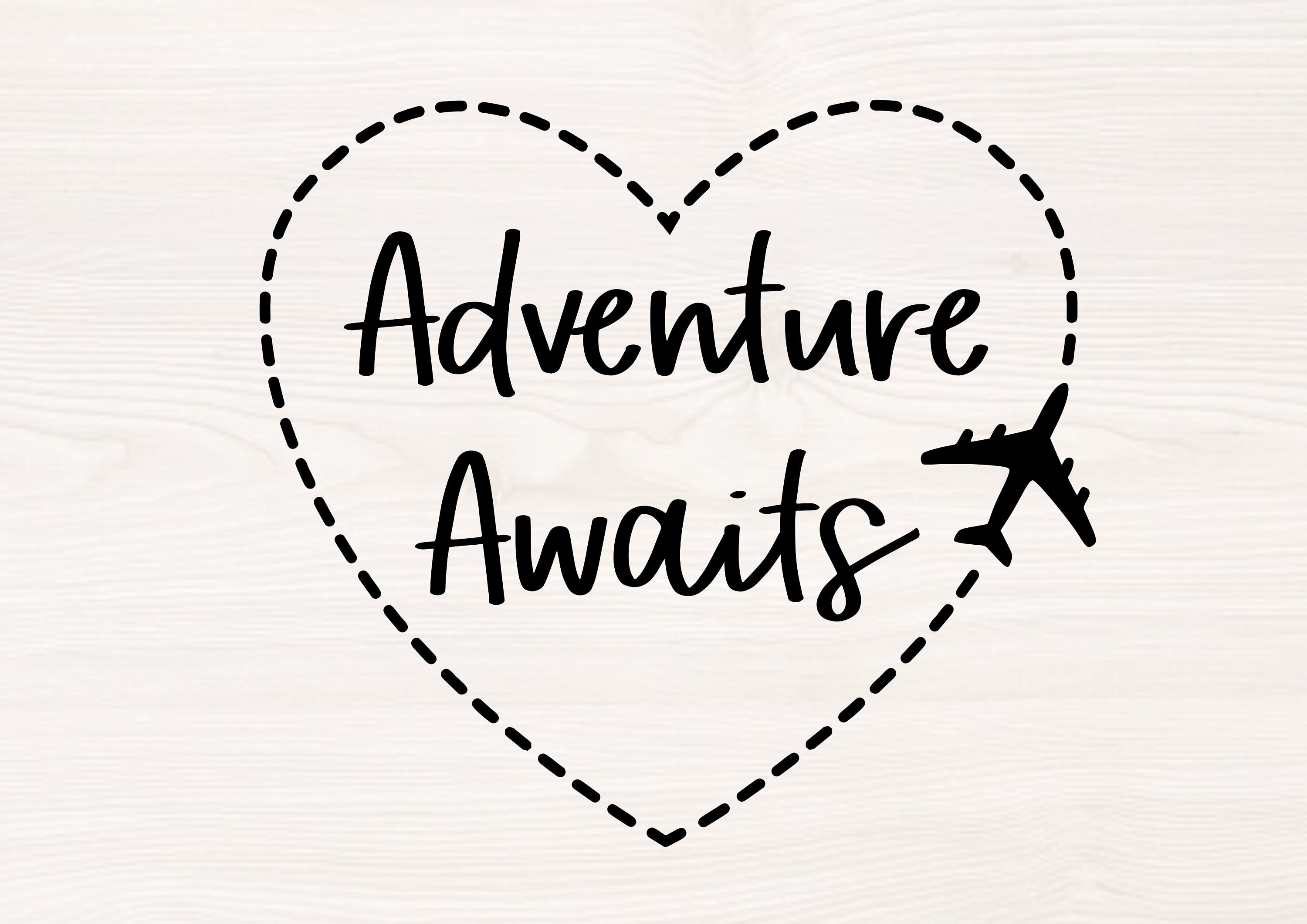 Adventure Awaits SVG PNG File for Cutting Machines, Digital Clipart