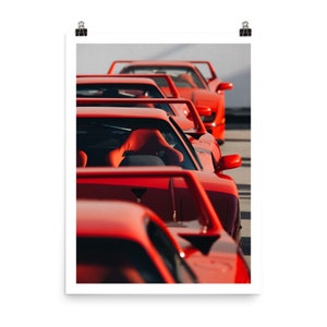 Quattro Ferrari F40 | Photo Print, Photography Print, Modern Art Print, Modern Wall Art, Minimalist Print, Home Decor Print, Wall Print