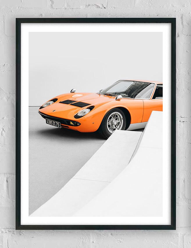 Lamborghini Miura | Photo Print, Photography Print, Modern Art