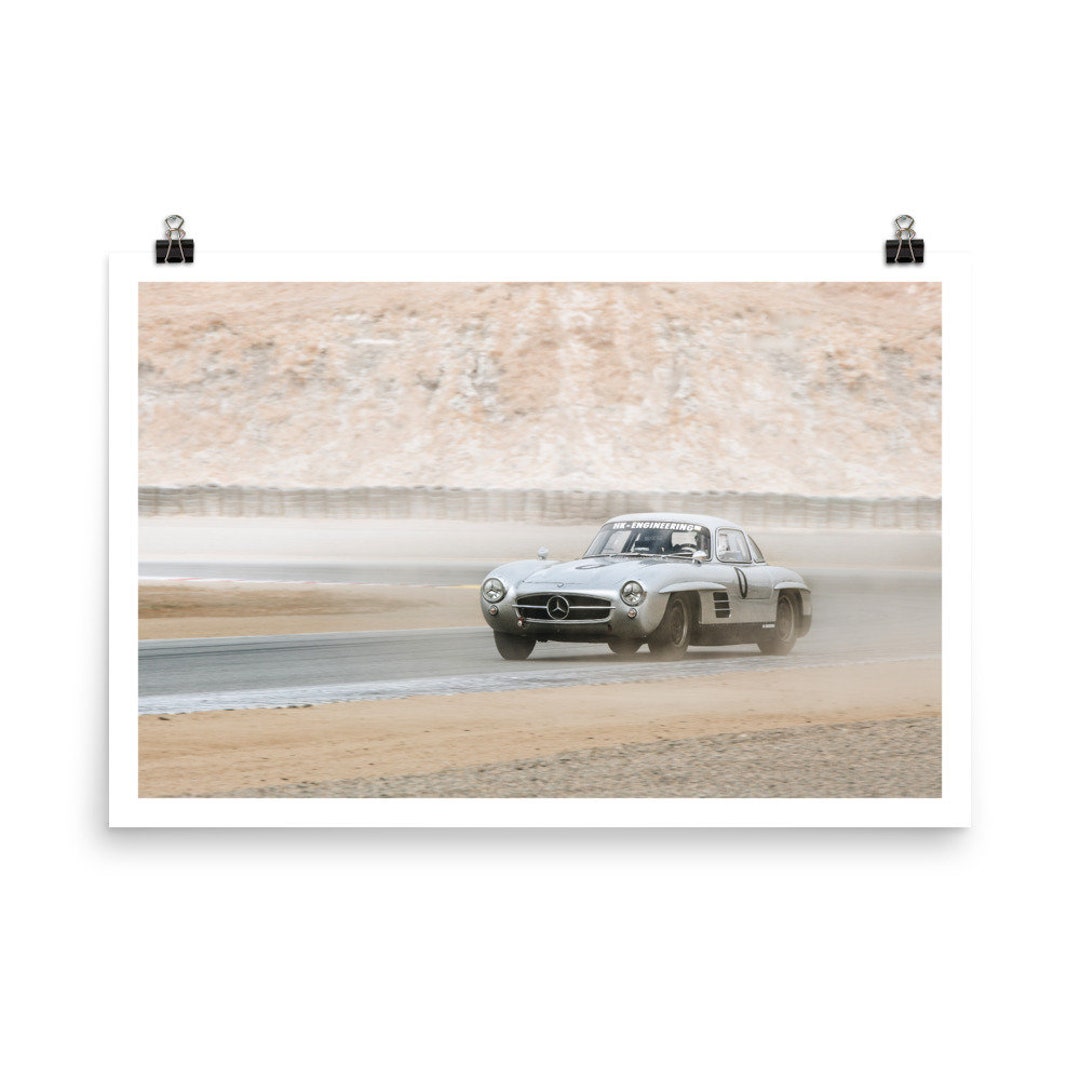 Vintage Mercedes Benz 300 SL Racing | Photo Print, Photography Print ...