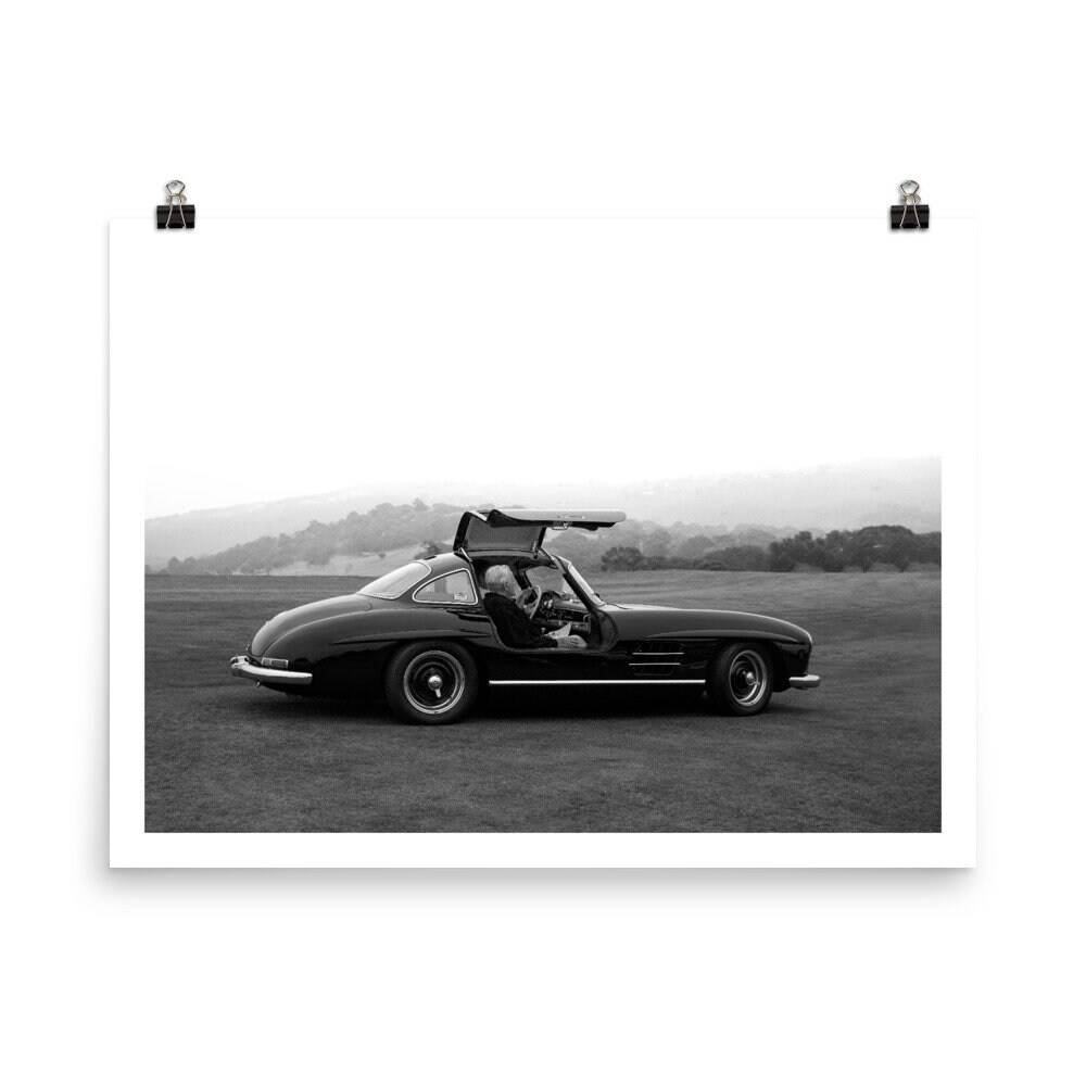 Vintage Mercedes Benz 300 SL Gullwing | Photo Print, Photography Print ...