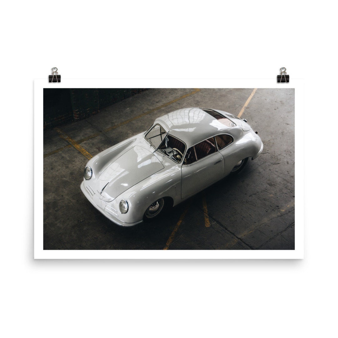 ヴィンテージ ポルシェ 356 | 写真プリント、写真プリント、モダン