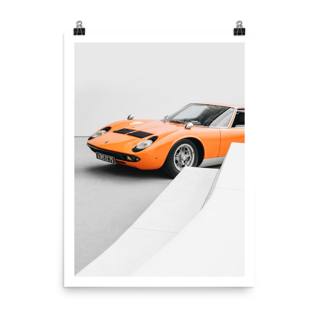 Lamborghini Miura | Photo Print, Photography Print, Modern Art