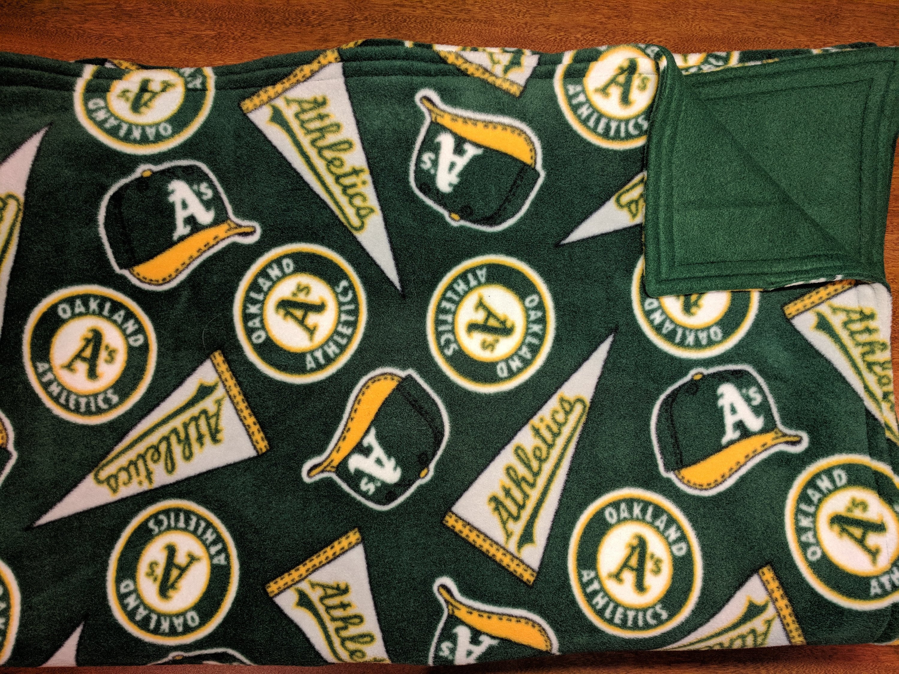 Oakland Athletics Fleece Blanket Oakland A's Fleece Etsy UK