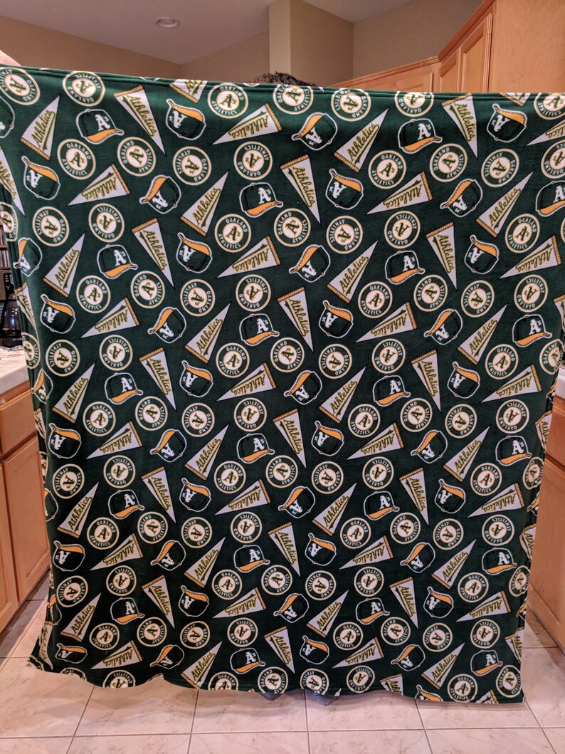 Oakland Athletics Fleece Blanket Oakland A's Fleece Etsy UK