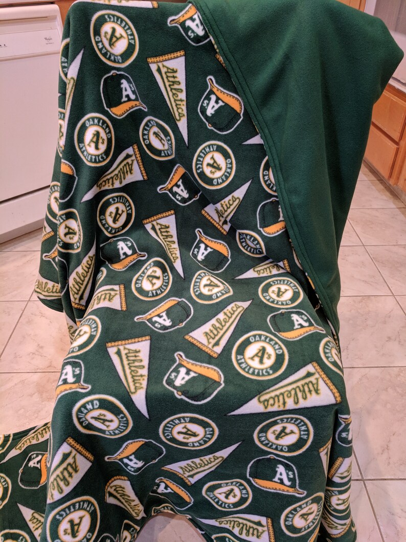 Oakland Athletics Fleece Blanket Oakland A's Fleece Etsy UK