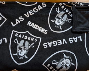 Manta polar de Los Vegas Raiders, manta polar, manta reversible