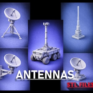 3D-druckbare Science-Fiction-Antennen – 5 STL-Dateien