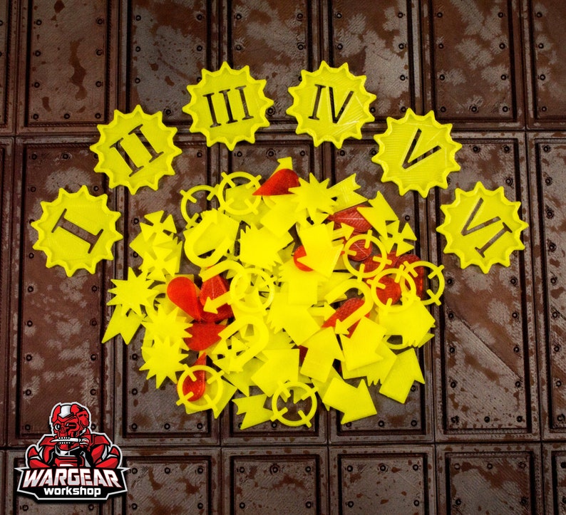 3D Printed Warhammer 40K Kill Team Tokens Objective Markers | Etsy