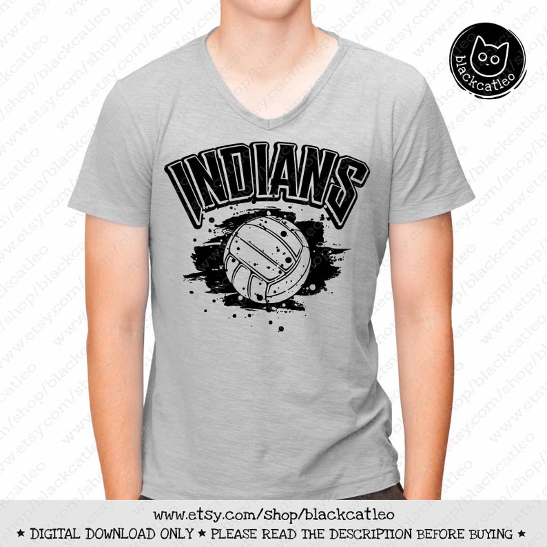 Download Indians volleyball svg Volleyball cheer t shirt design png ...