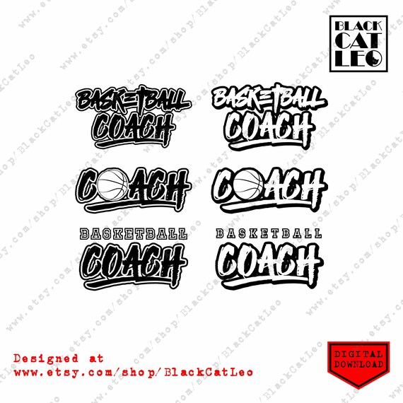 Coach Svg Basketball Coach PNG Basketball Ball Svg | Etsy