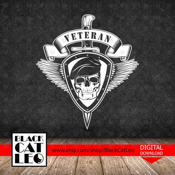Veteran svg Skull military svg Army skull t shirt design ...