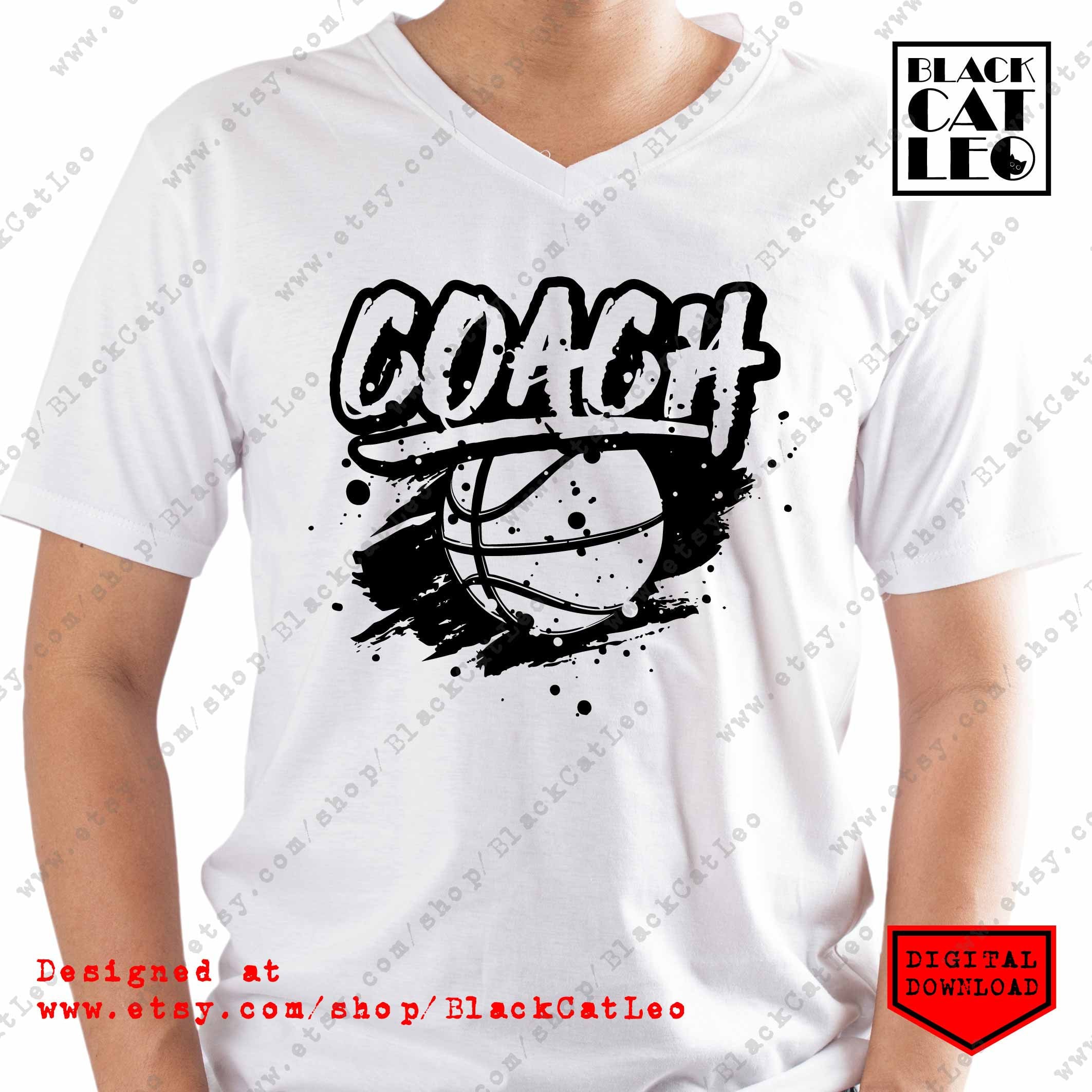 Basketball coach svg Basketball COACH t shirt design Etsy